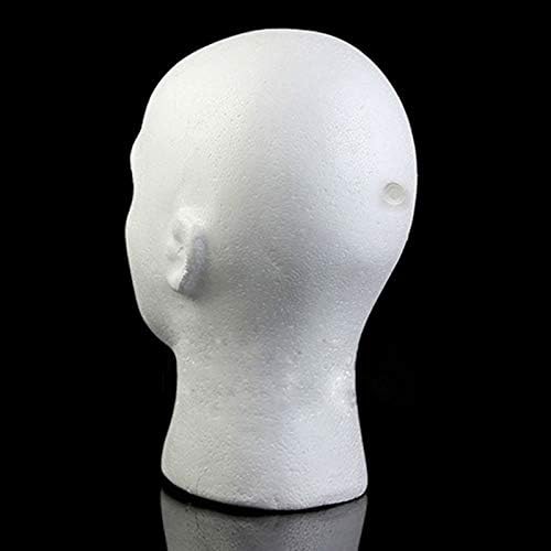 SONGBIRDTH Male Head Model Foam Mannequin Display