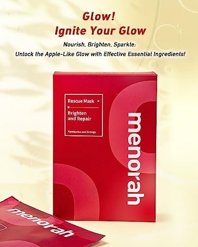 Menorah Brighten and Repair Sheet Masks 4-Pack