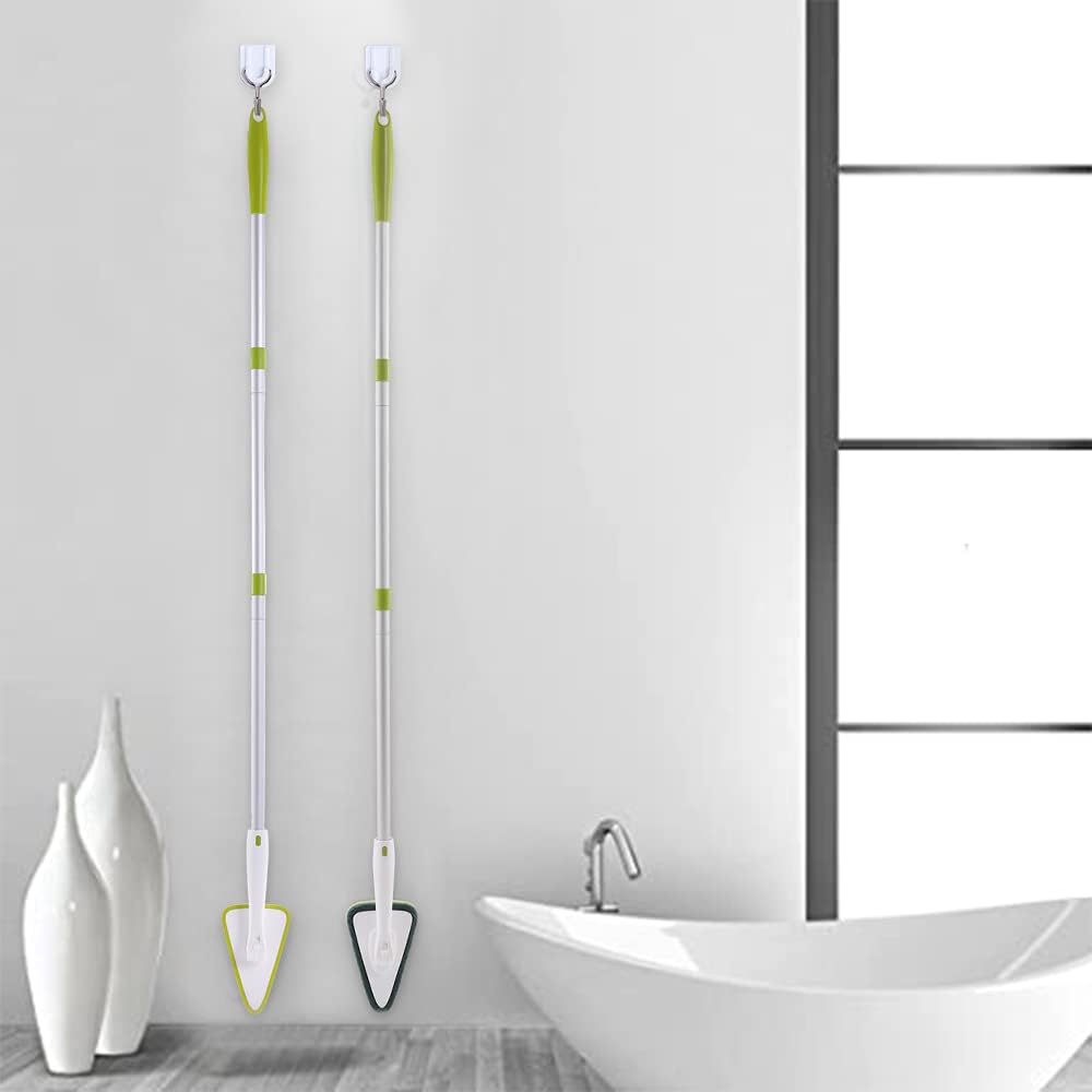 CQT 2 in 1 Bathroom Cleaning Brush with 48 Inch Handle
