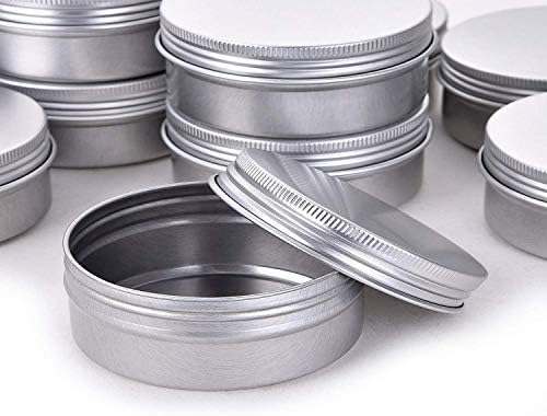 Hulless 05 Ounce Aluminum Tin Jar 24 Pack