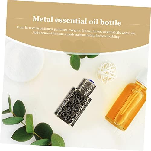 OSALADI Hollow Metal Essential Oil Dropper Bottle 3ML