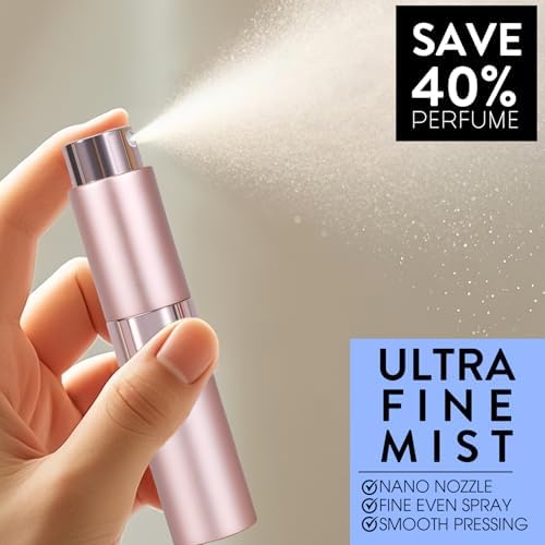 6 Pack 8ML Empty Perfume Atomizer for Refill Portable Spray Bottle