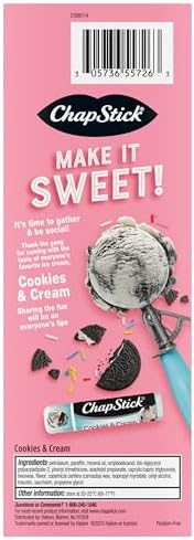 ChapStick Ice Cream Social Cookies Cream 12 Pack
