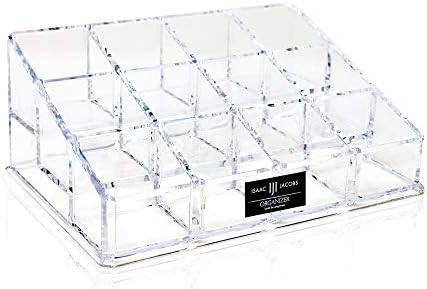 Isaac Jacobs 12 Compartment Nail Polish Holder Organizer