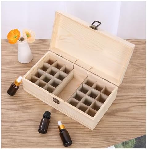 Wooden Essential Oil Display Stand for 25 Bottles