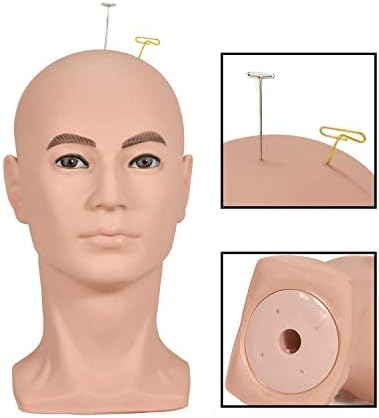 ZMS Male Mannequin Training Head with Free Table Clamp