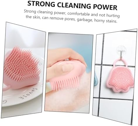 Silicone Bath Brush for Body Exfoliation and Deep Cleansing