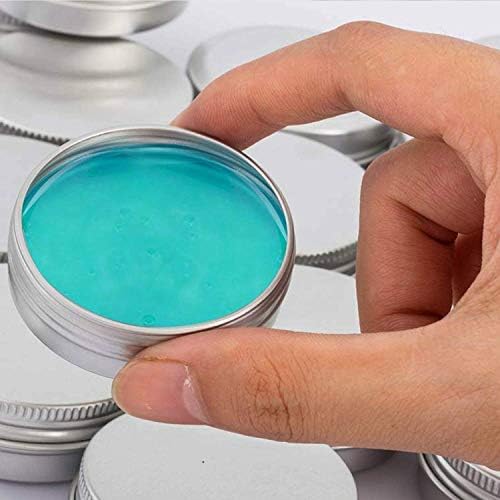 05 Ounce Aluminum Tin Jar with Screw Lid 12 Pack