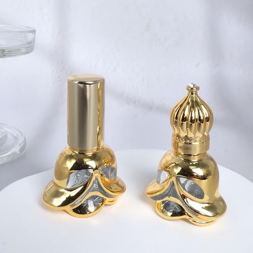 VolksRose 10ml Mini Vintage Roller Bottles 4PCS