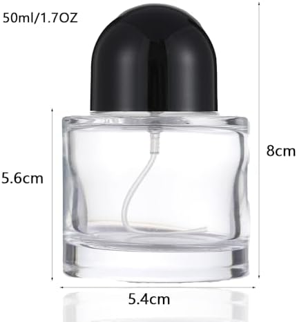Enslz 50ML Cosmetic Spray Bottle Black