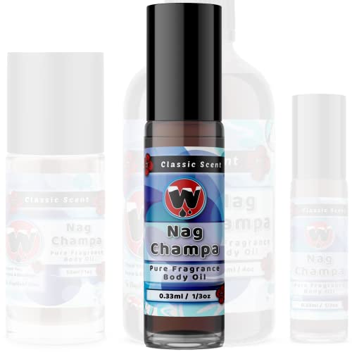 WagsMarket Nag Champa Perfume Oil Roll On 033oz