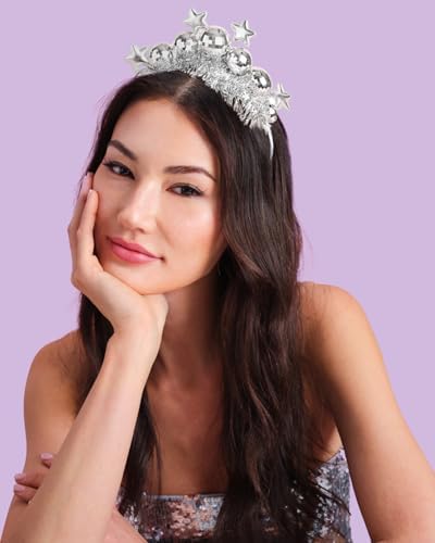 Xo Fetti Disco Balls Stars Headband 4th of July Party Accessory