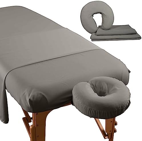 Deluxe Flannel Massage Table Sheet Set - 3 Piece