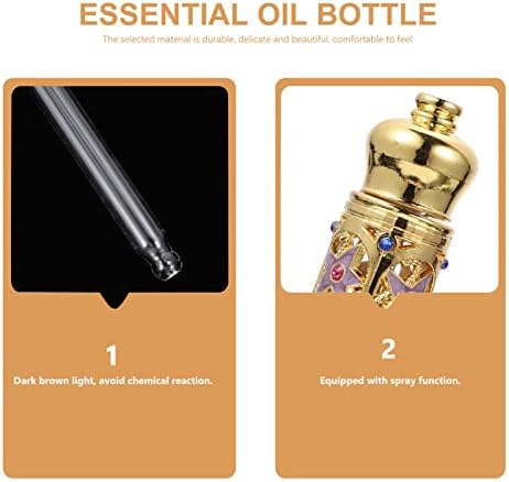 Beavorty Vintage Glass Refillable Perfume Bottle
