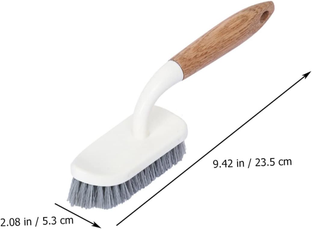 2pcs Household Tough Bristle Cleaning Brush for Bathroom and Toilet