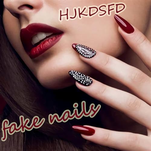 Christmas Press On Nails 24Pcs Set for Women Girls