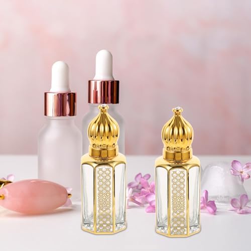FRCOLOR 9 Pcs Essential Oil Bottles with Roller Ball