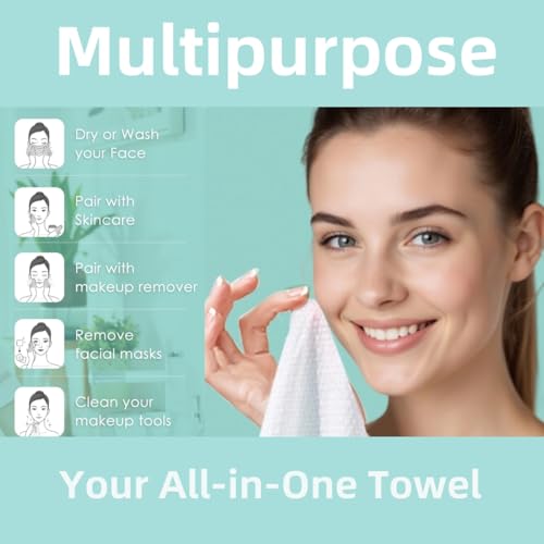Ditoi Ultra Soft Face Towels for Makeup Skincare 60 Count