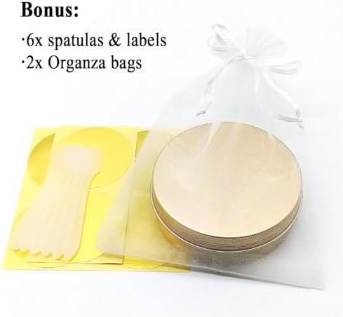 6pcs 100ml Matte-Gold Aluminum Tin Cans