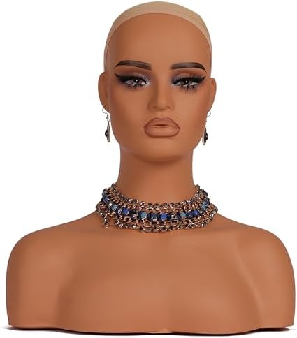 L7 Mannequin Head with Shoulders and Bust Display Prop