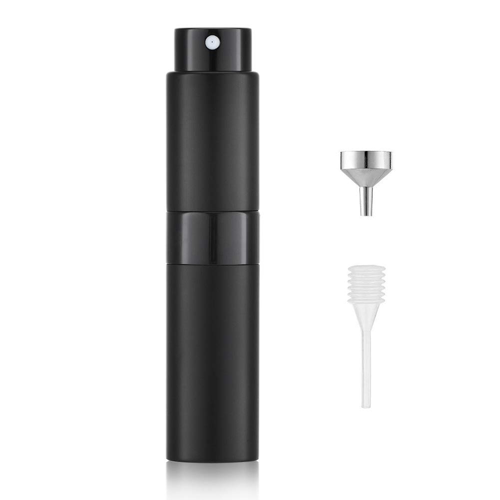 Lisapack 8ml Atomizer Spray Bottle Matte Black