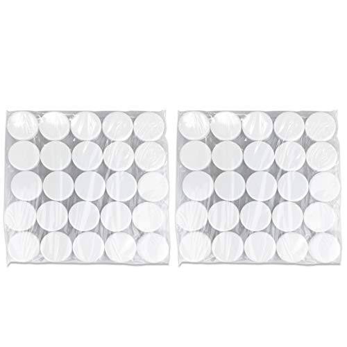 2000 Pcs Beauticom 5G5mL Clear Jars with White Lids