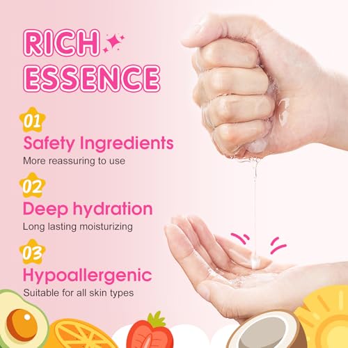 14 Pack Fruit Face Masks Skincare Set for All Ages