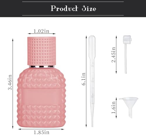 4 Pack Refillable Spray Perfume Bottles 30ML