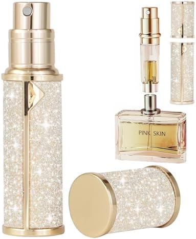 Travel Perfume Bottle Refillable 5ml Golden