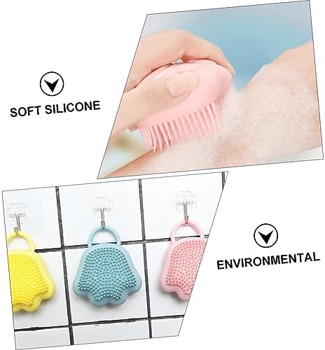 Silicone Bath Brush for Body Exfoliation and Deep Cleansing