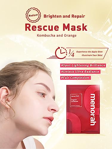 Menorah Brighten and Repair Sheet Masks 4-Pack