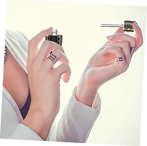 OSALADI Hollow Metal Essential Oil Dropper Bottle 3ML