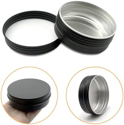 6 Pack 100ml Aluminum Tin Jars with Screw Cap