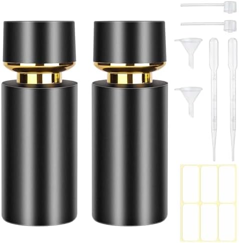 2pcs 50ml Glass Spray Bottle for Perfume and Cologne