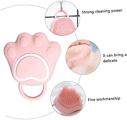 Silicone Bath Brush for Body Exfoliation and Deep Cleansing