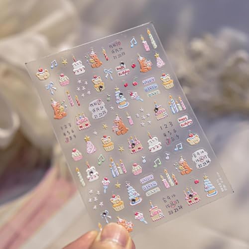 Cute 3D Animal Nail Stickers for Women DIY Manicure