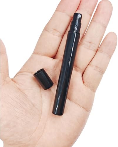 10pcs Mini Spray Bottles 5ml Black Refillable Portable