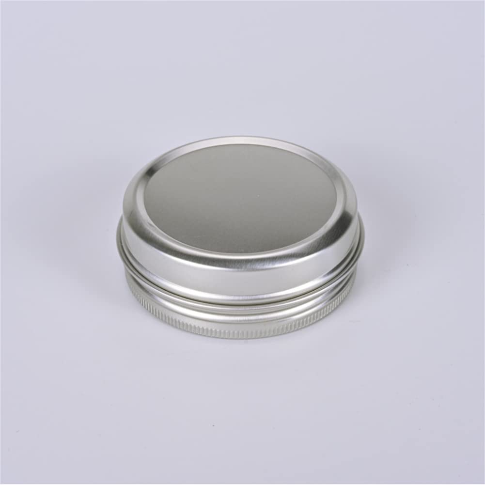 Wuiil 6 Pack Aluminum Tin Jars with Screw Cap Lid 1 Oz 30ml