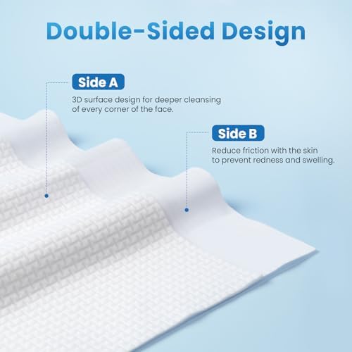 Borje Face Towels XL 100 Biobased 100 Count 2 Packs