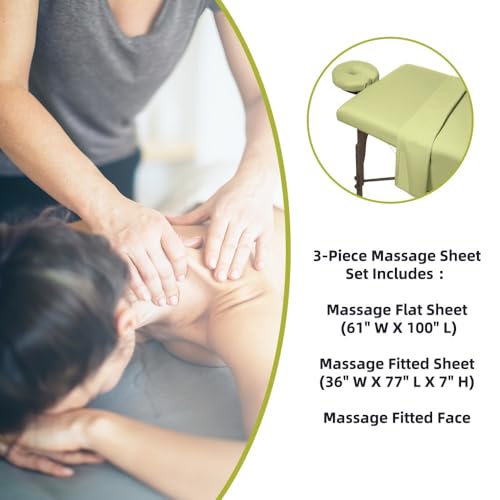 Zonngoo 3 Piece Massage Table Sheet Set