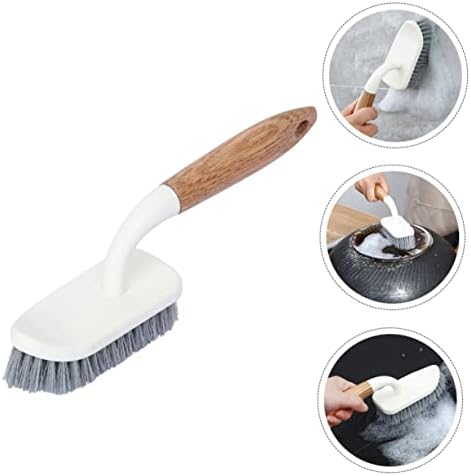 2pcs Household Tough Bristle Cleaning Brush for Bathroom and Toilet