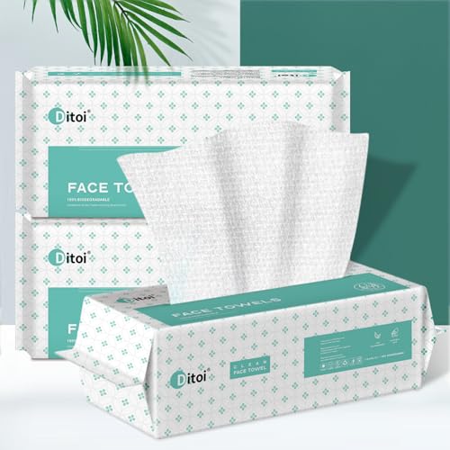 Ditoi Ultra Soft Face Towels for Makeup Skincare 60 Count