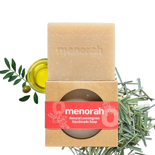 Menorah Natural Bar Soap with Lemongrass
