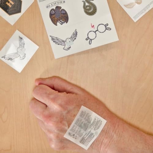 Harry Potter Hogwarts United Plastic Party Tattoos Pack of 24