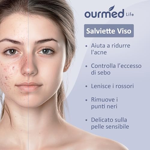 Ourmed Life 300 Count Biodegradable Face Towel