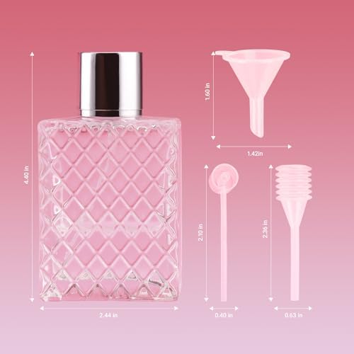 Glass Perfume Bottles Refillable 100ml Atomizer Sprayer