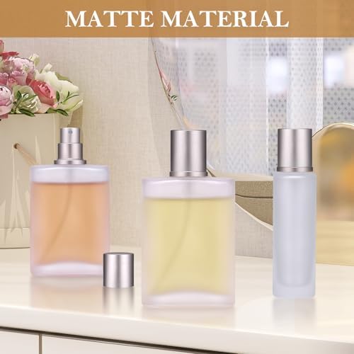 3 Pcs Empty Perfume Spray Bottles 50ml Reusable Glass Atomizer