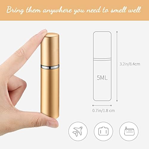 35 Pcs Refillable Perfume Atomizer Bottles with Pump for Travel
