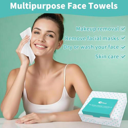 Ditoi Ultra Soft Face Towels 10x12 45 Count 3 Pack