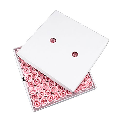 HOUSWEETY 81Pcs Bath Soap Rose Bouquet